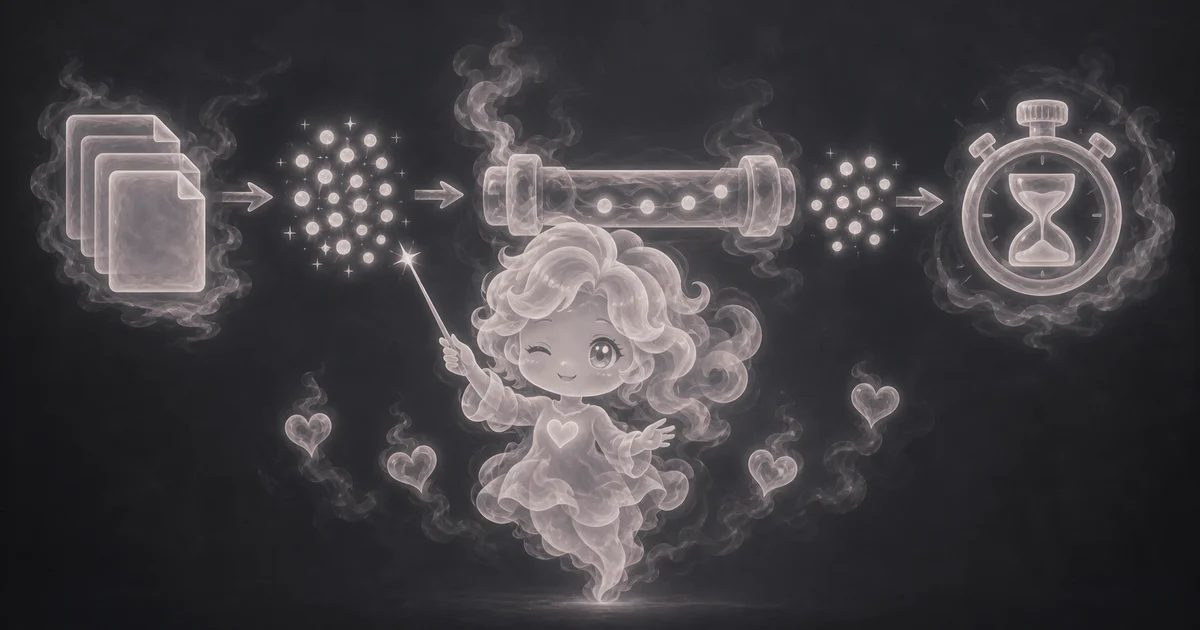 Bandwidth Calculator guide artwork supports the walkthrough for file size, bandwidth, bytes-to-bits math, 5 GB at 100 Mbps, upload-speed checks, and real-world transfer slowdowns. Smoke mascot explaining Bandwidth Calculator guide math with 5 GB, 100 Mbps, 40,000,000,000 bits, 400 seconds, 6 minutes 40 seconds, and Mbps versus MB/s cards.