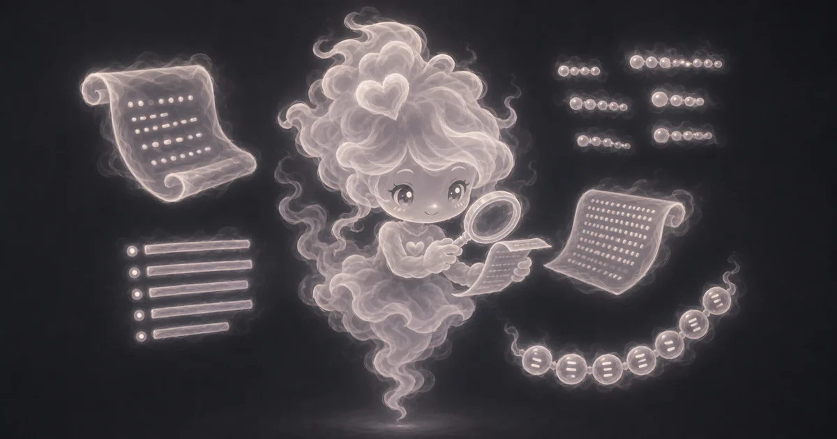 The Character Counter artwork shows the exact task: count a short text draft with spaces, lines, words, and UTF-8 bytes. Smoke mascot beside a text box with character count, no-space count, line count, and UTF-8 byte blocks.