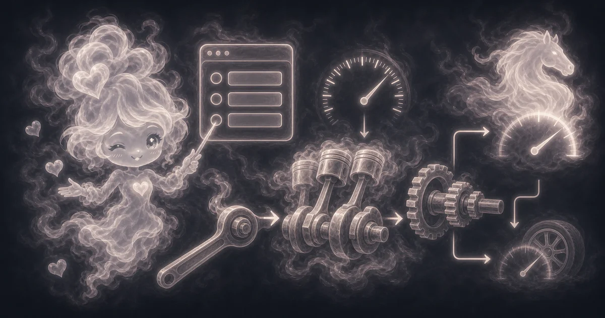 Illustration for Engine Horsepower Calculator showing estimate engine horsepower from torque and RPM with optional drivetrain loss.