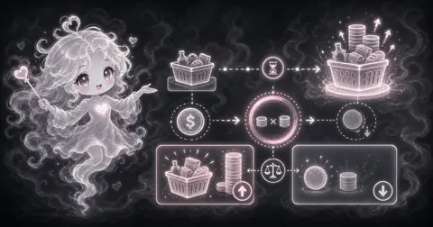 Illustration for Inflation Calculator showing estimate future cost and buying power from an annual inflation rate.