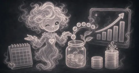 Illustration for IRA Calculator showing project IRA growth from balance, annual contribution, return, and years.