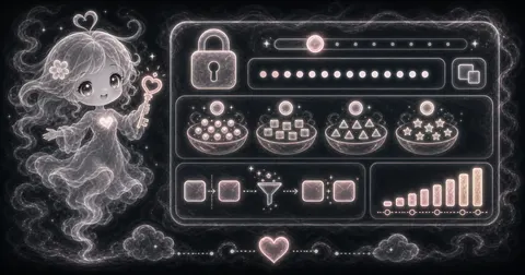 Illustration for Password Generator showing generate strong random passwords with length, character sets, and ambiguity controls.