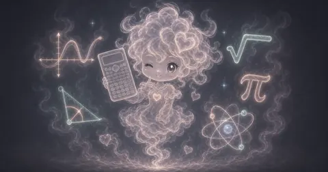 Illustration for Scientific Calculator showing a free scientific calculator for trig, logs, roots, powers, and constants.